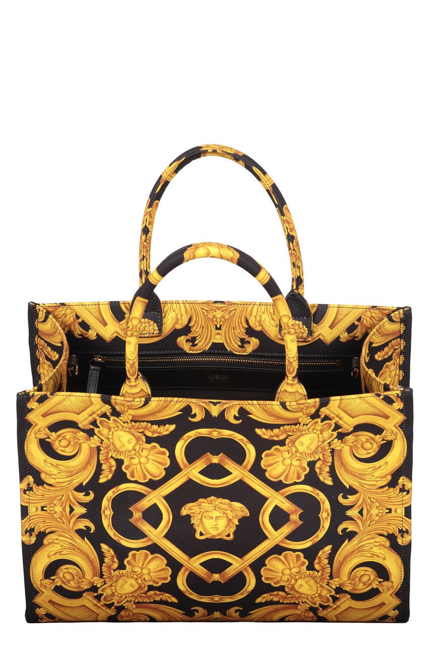 Versace Canvas tote bag Zwart