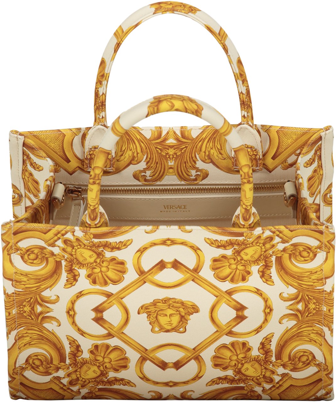 Versace Canvas tote bag Goud