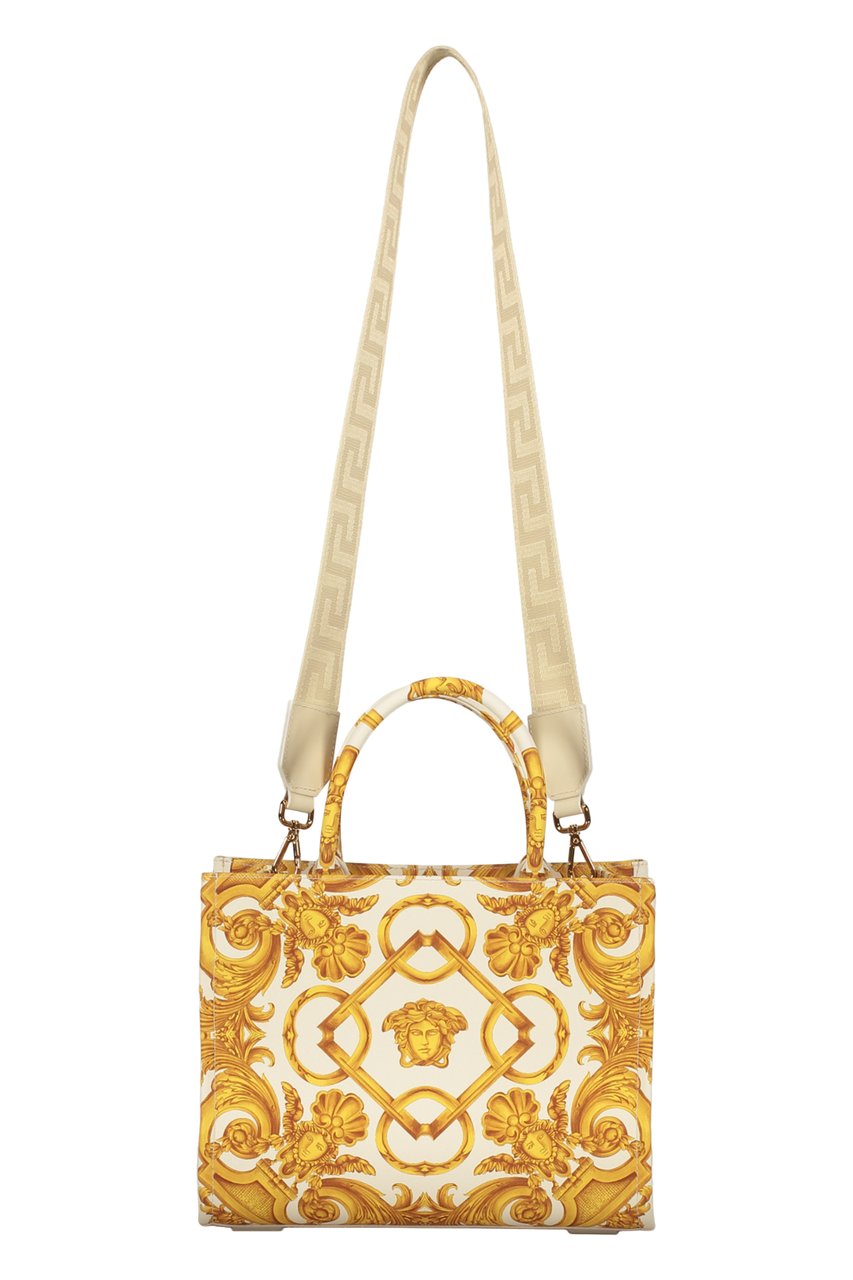 Versace Canvas tote bag Neutraal