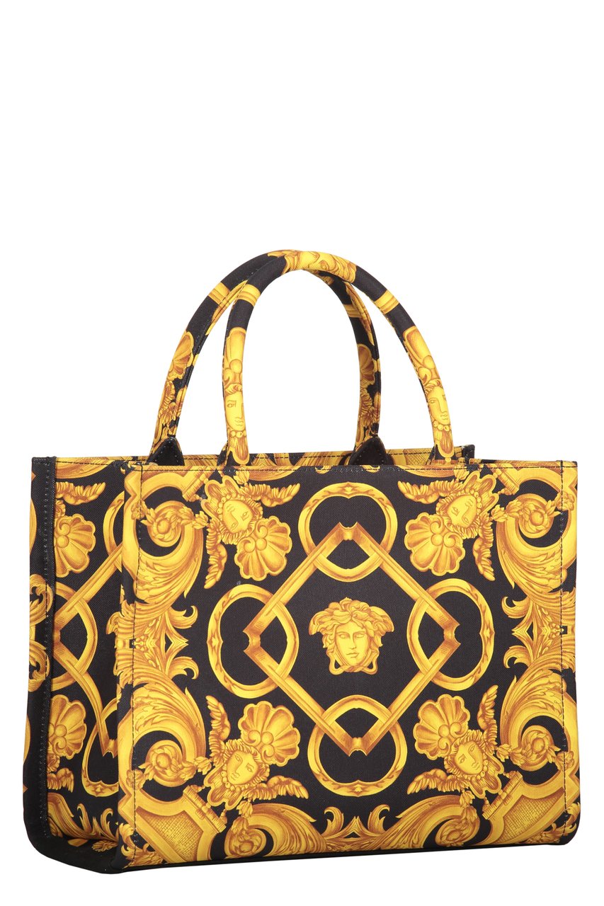 Versace Canvas tote bag Zwart