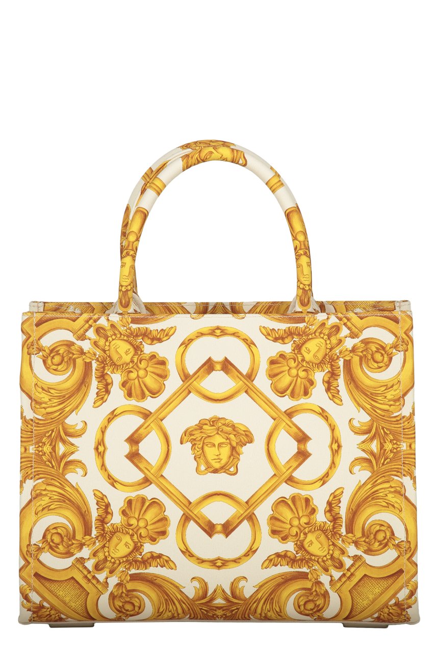 Versace Canvas tote bag Neutraal