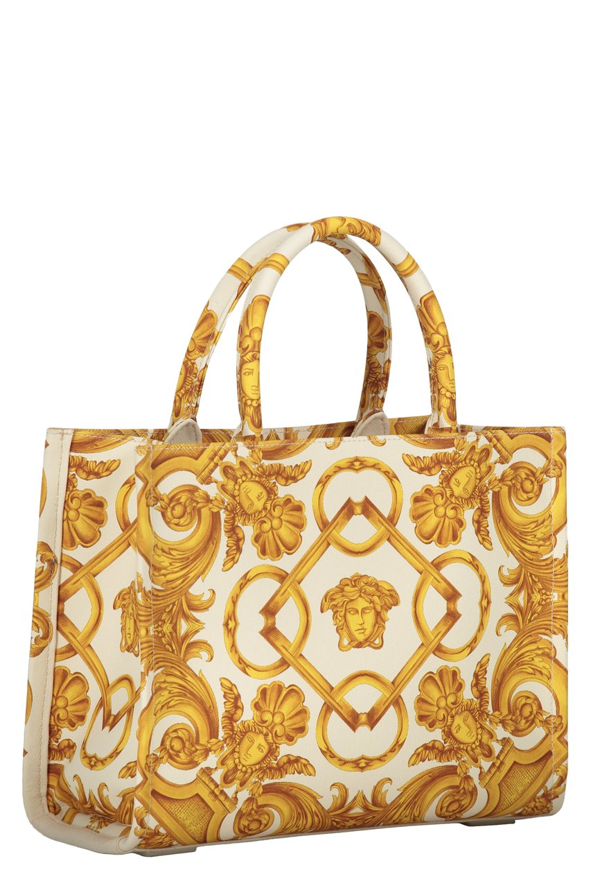 Versace Canvas tote bag Neutraal