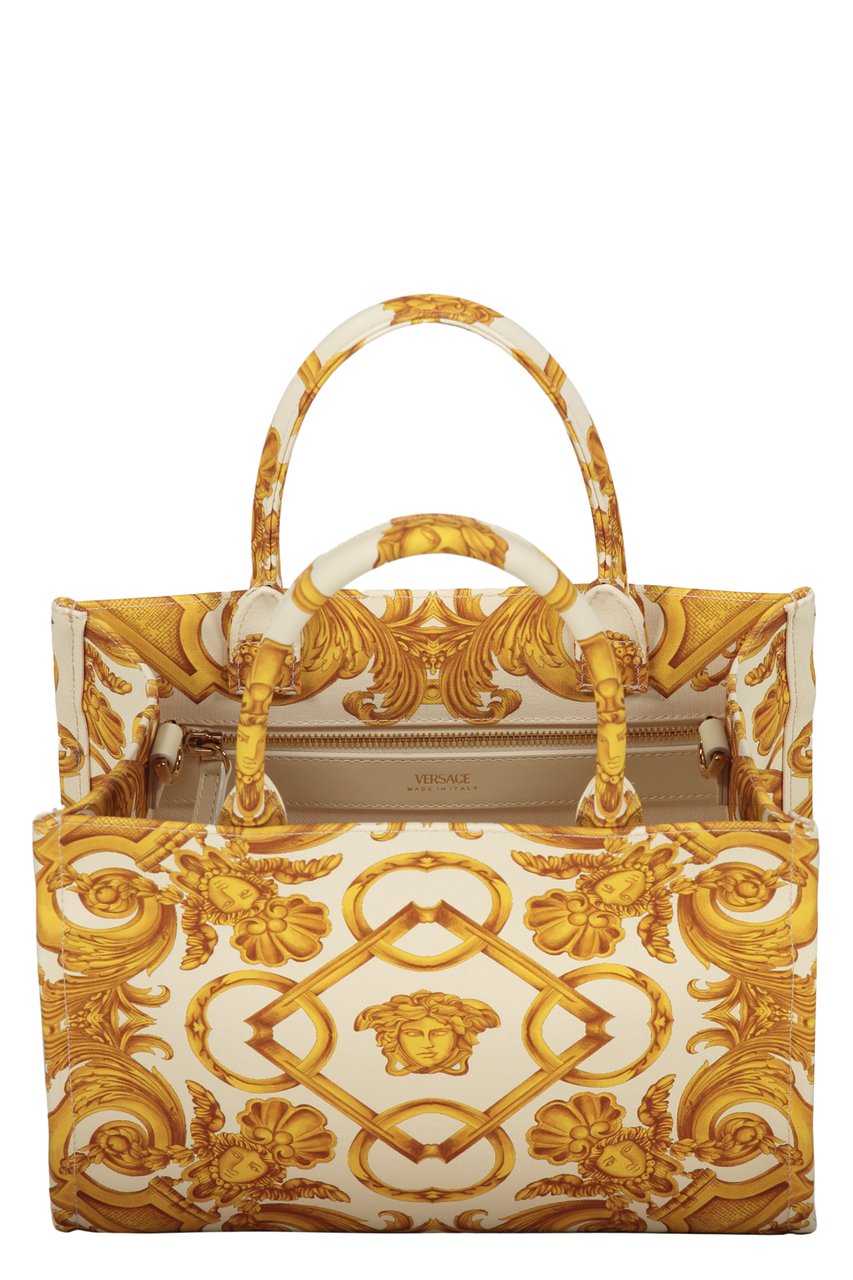 Versace Canvas tote bag Neutraal