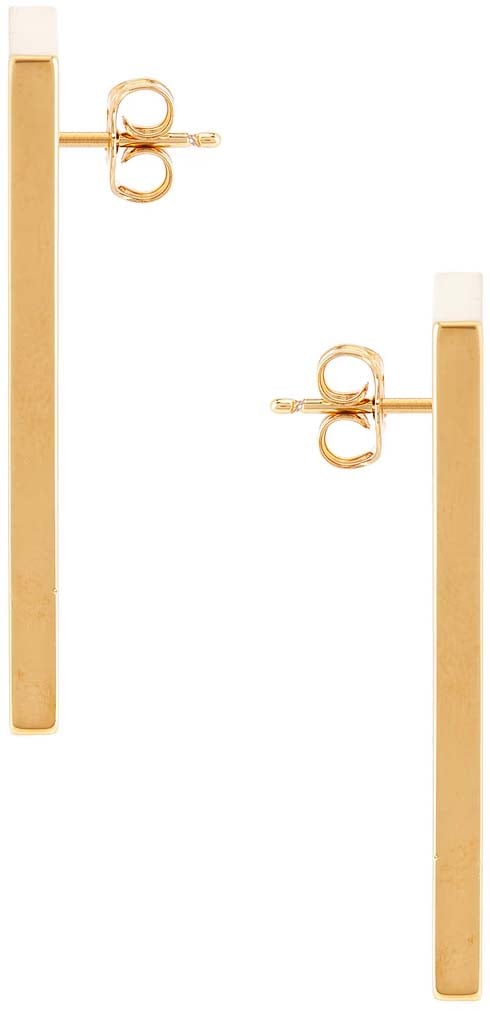 Versace 90s Logo Earrings Goud