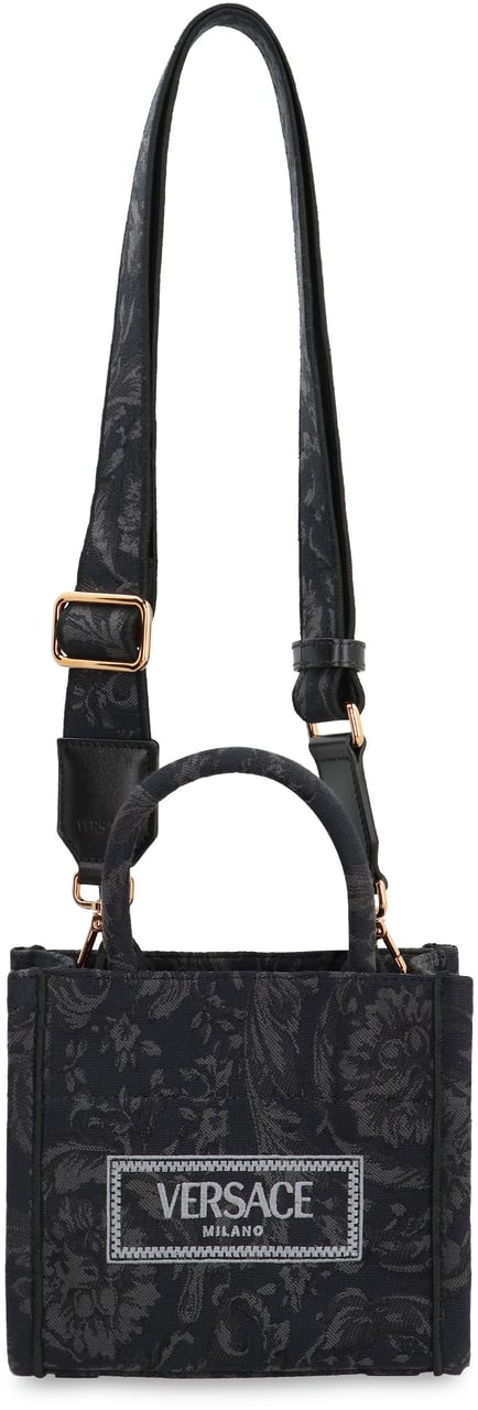 Versace Athena Mini tote bag Zwart