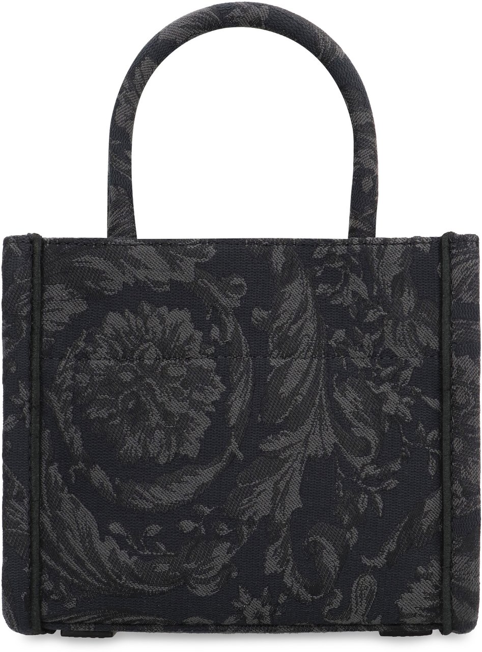 Versace Athena Mini tote bag Zwart