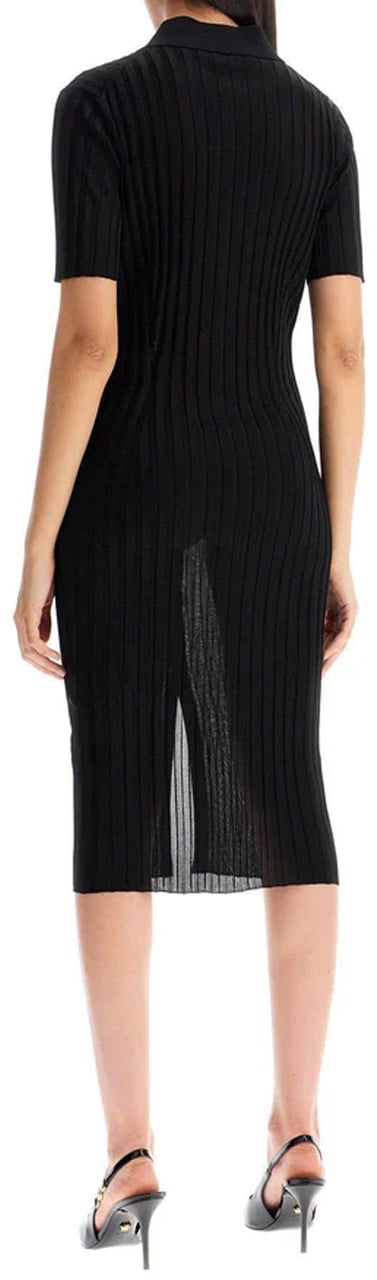 Versace Knitted Mini Dress Zwart