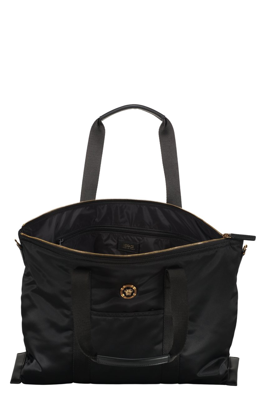 Versace Nylon tote Zwart