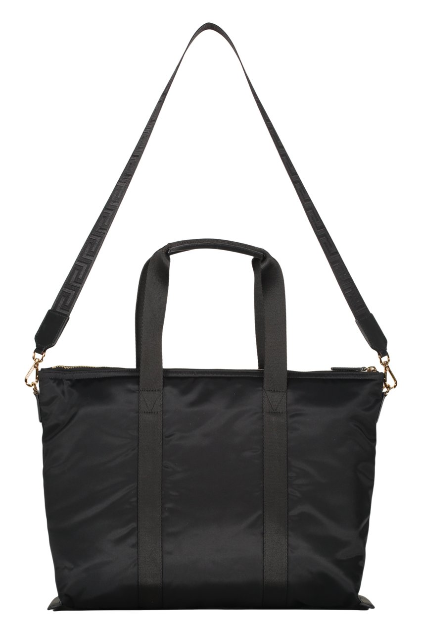 Versace Nylon tote Zwart