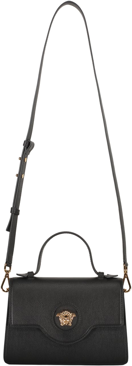 Versace Leather mini bag Zwart