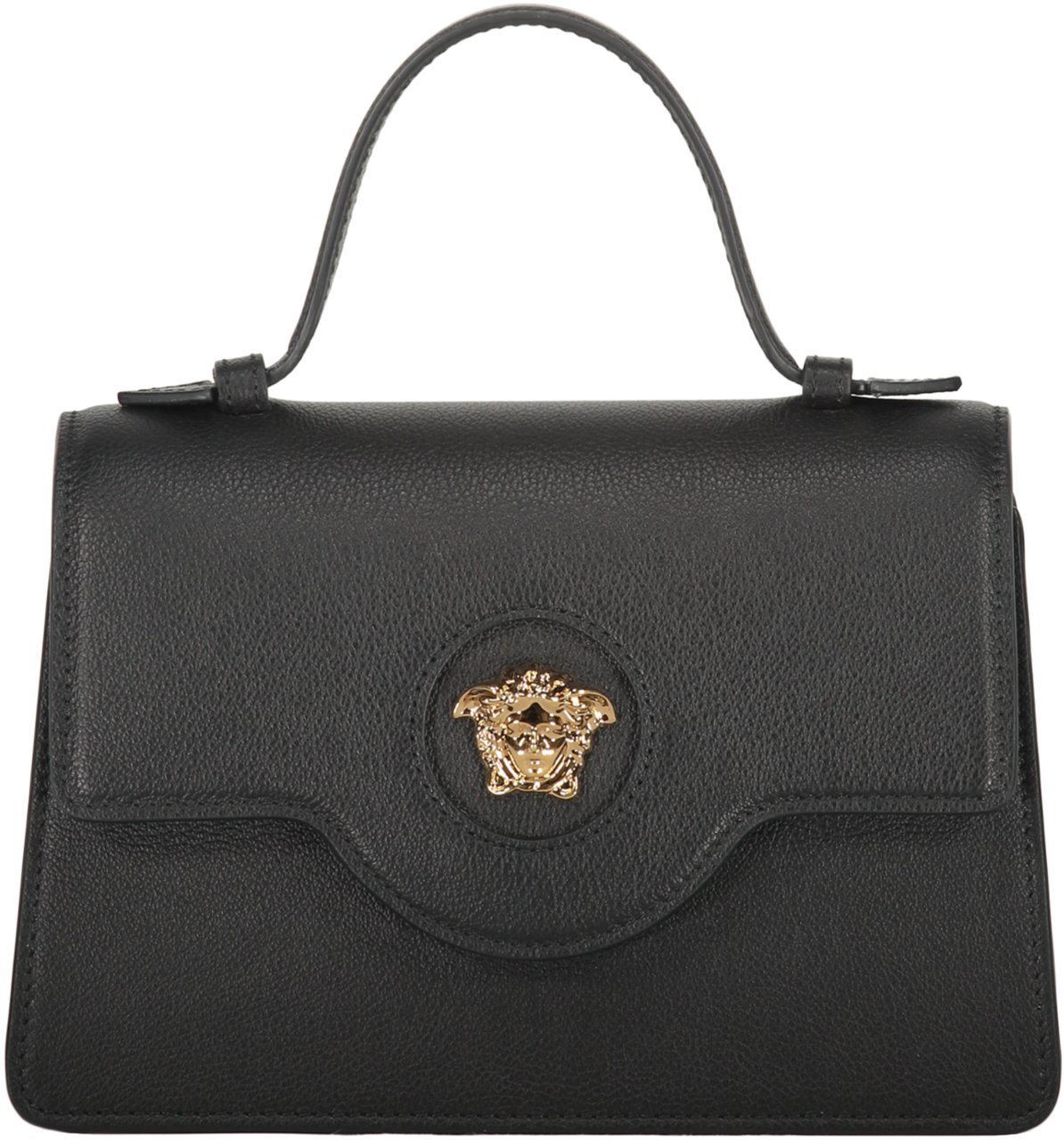 Versace Leather mini bag Zwart