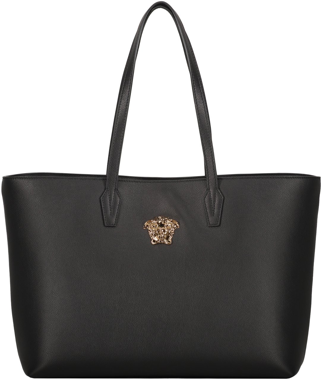Versace Leather tote Zwart