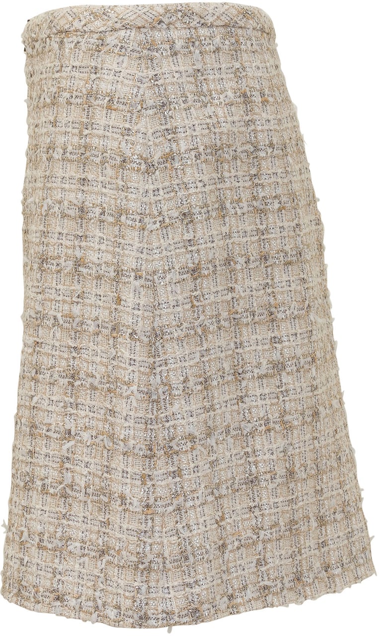 Versace Gonna in Tweed Beige