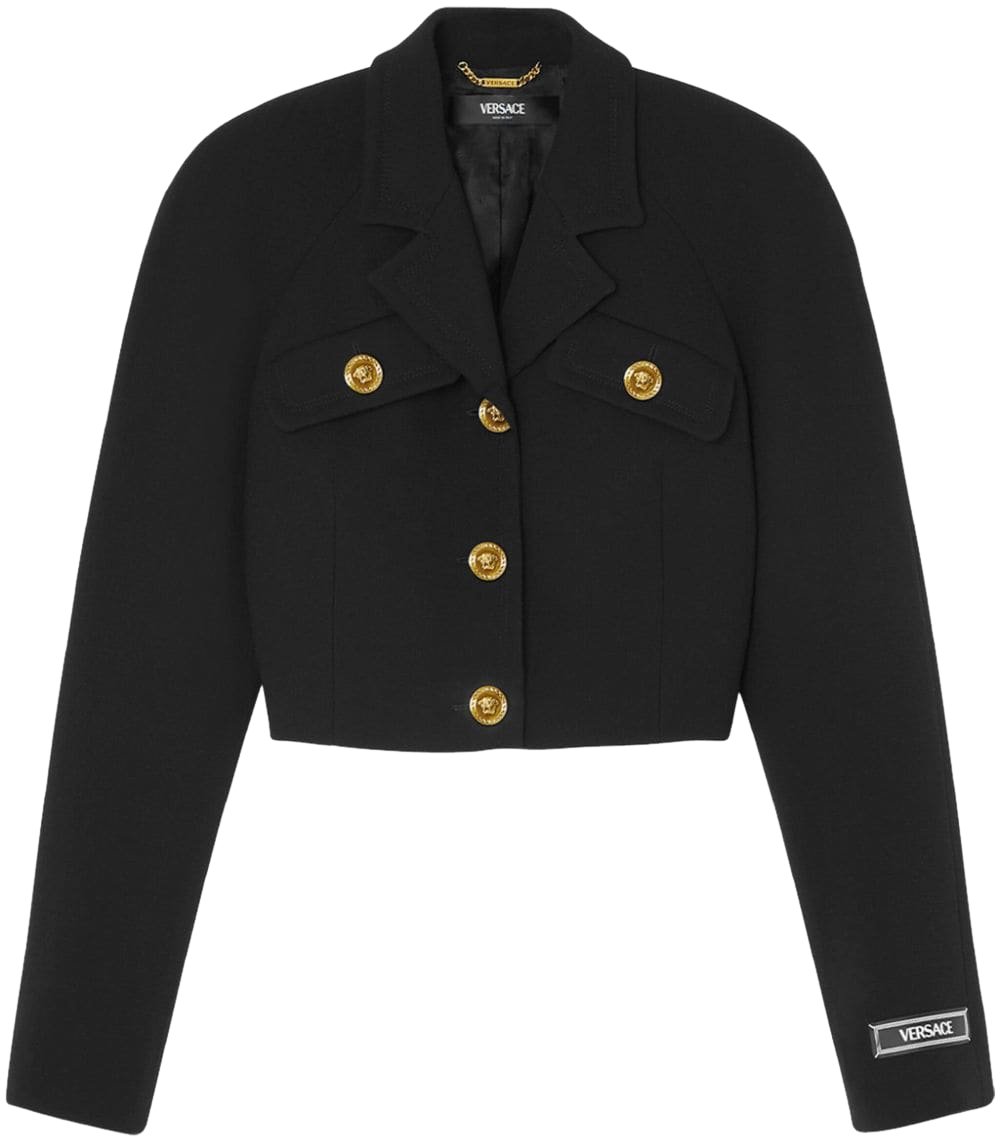 Versace Jackets Black Zwart