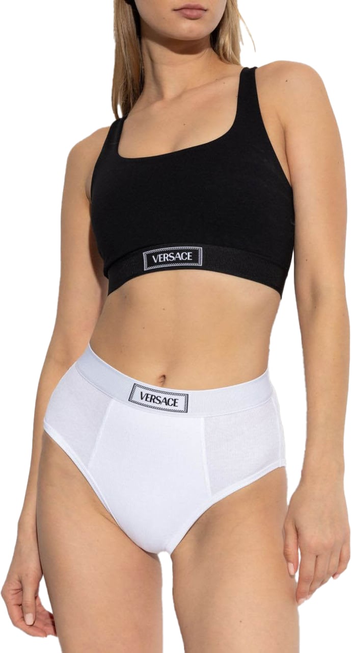 Versace Top Black Zwart