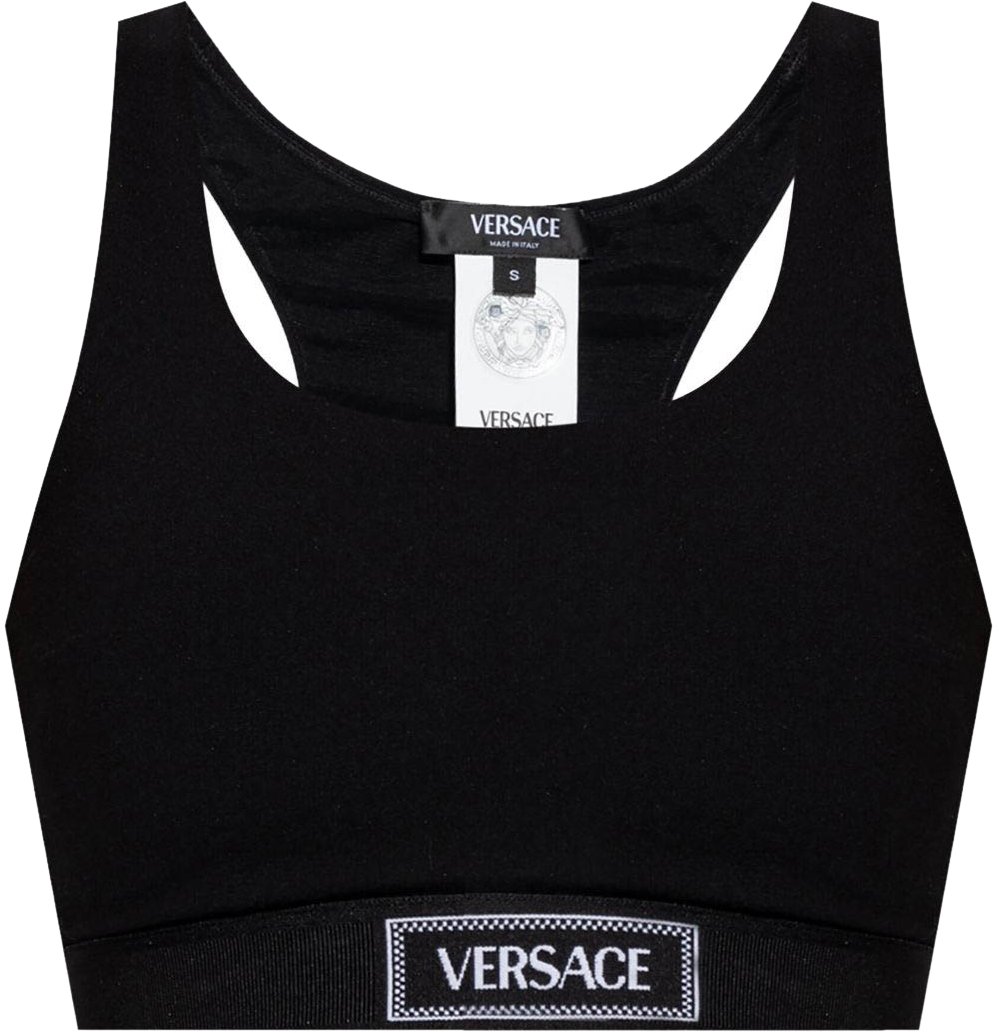 Versace Top Black Zwart