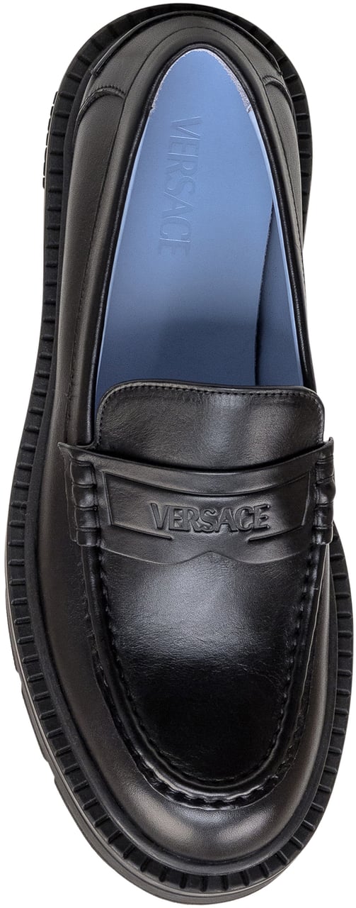 Versace Adriano Mocassini Zwart
