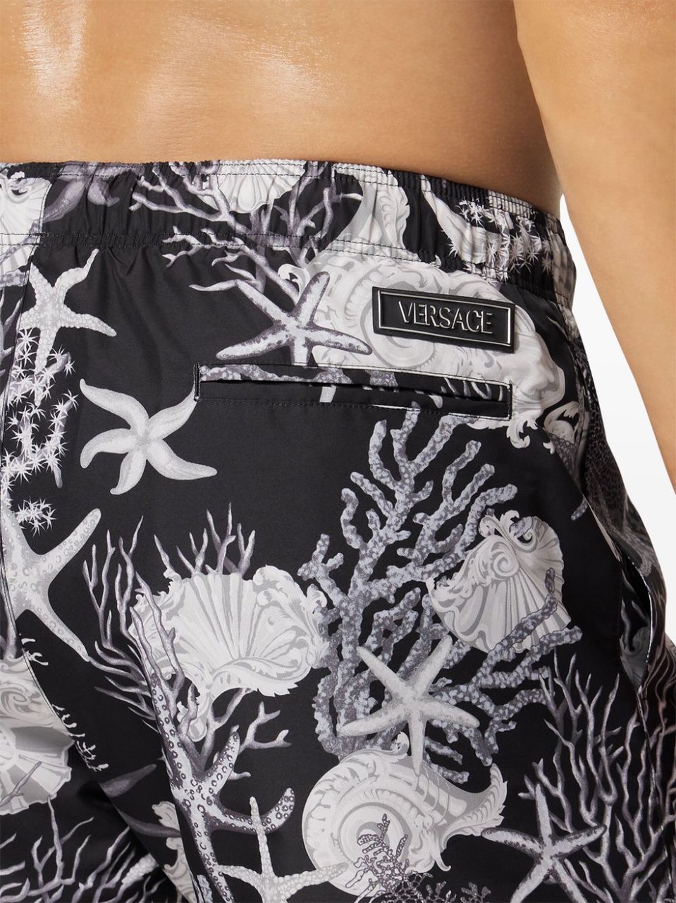 Versace Sea Clothing Blackconcretebone Zwart