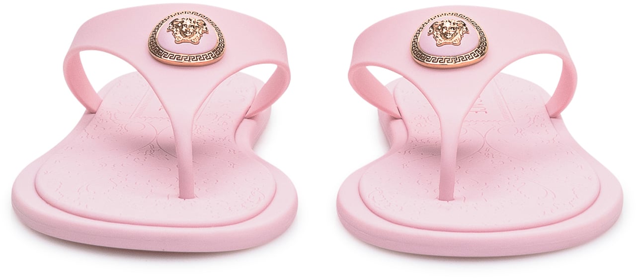 Versace Infradito Con Dettaglio Medusa Roze
