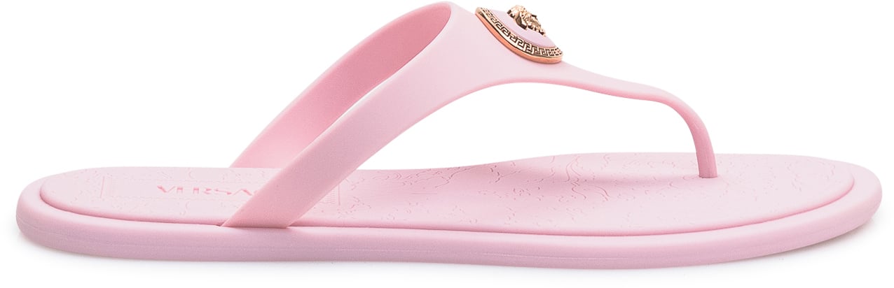 Versace Infradito Con Dettaglio Medusa Roze