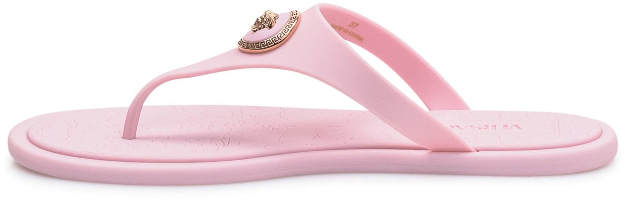 Versace Infradito Con Dettaglio Medusa Roze