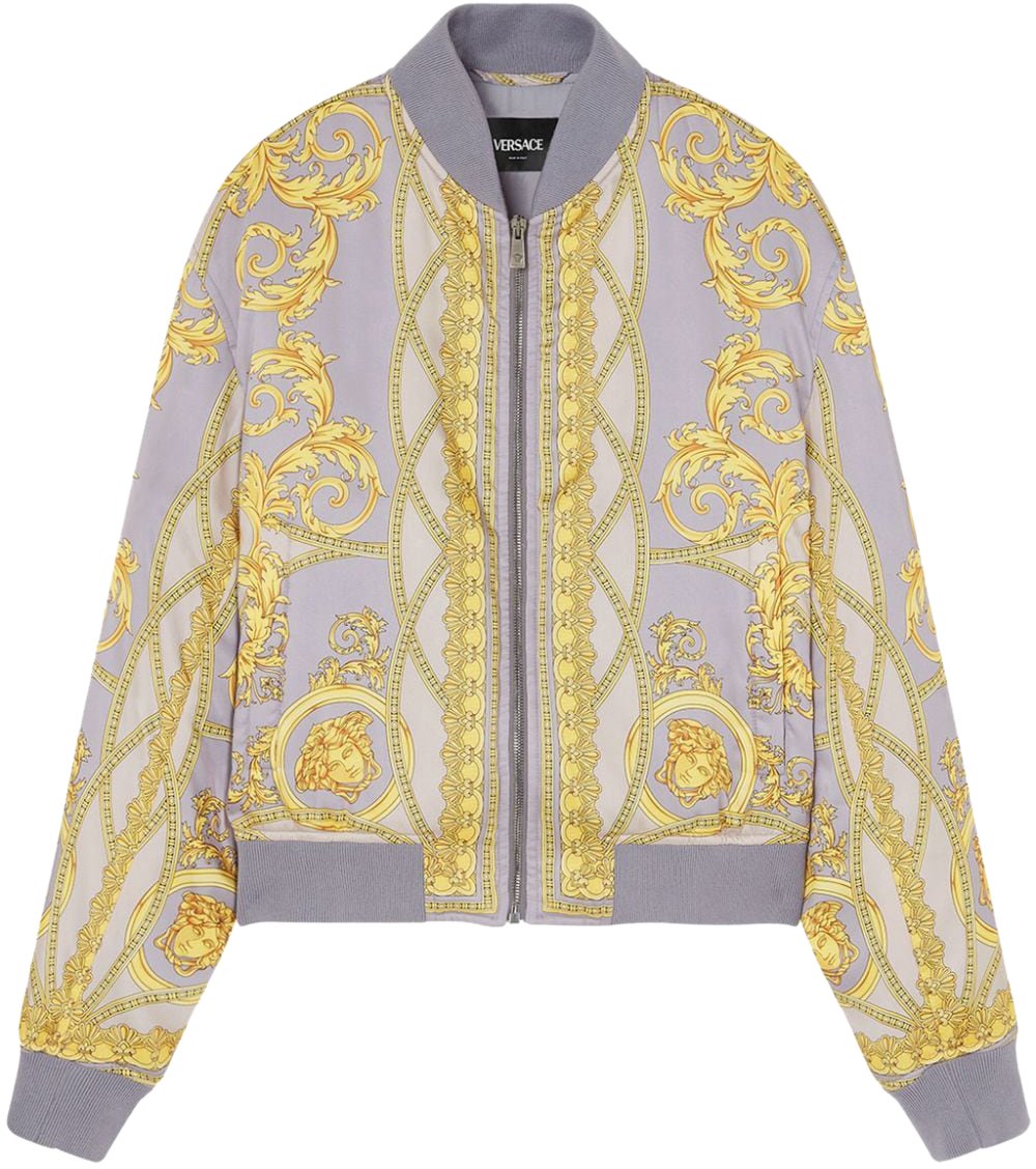 Versace Jackets Concretebonegold Grijs