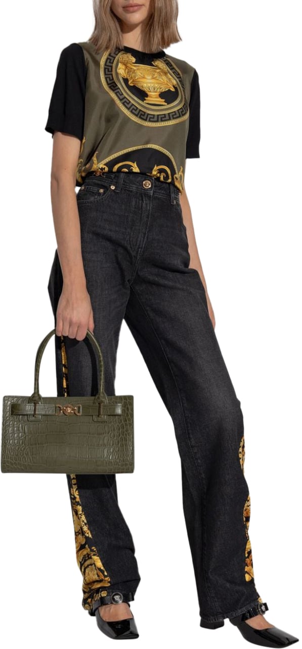 Versace Trousers Blackmulti Divers