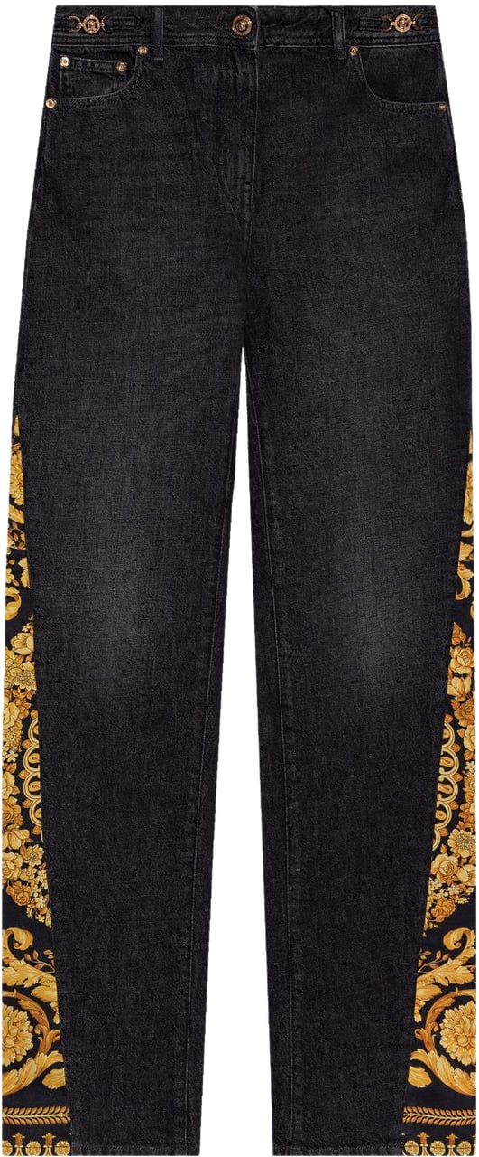 Versace Trousers Blackmulti Divers