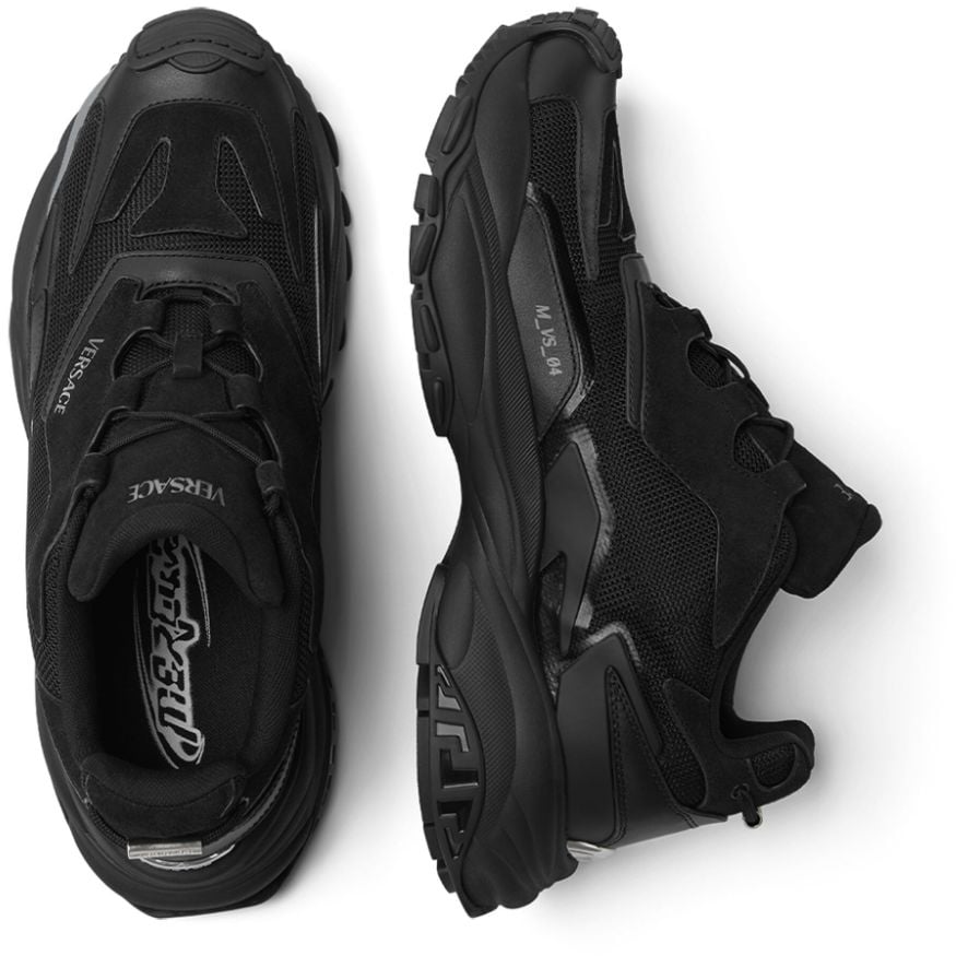 Versace Sneakers Black Zwart