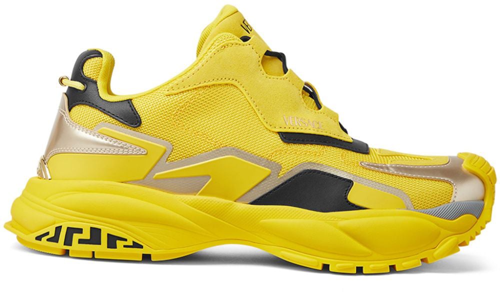 Versace Sneakers Yellow Geel
