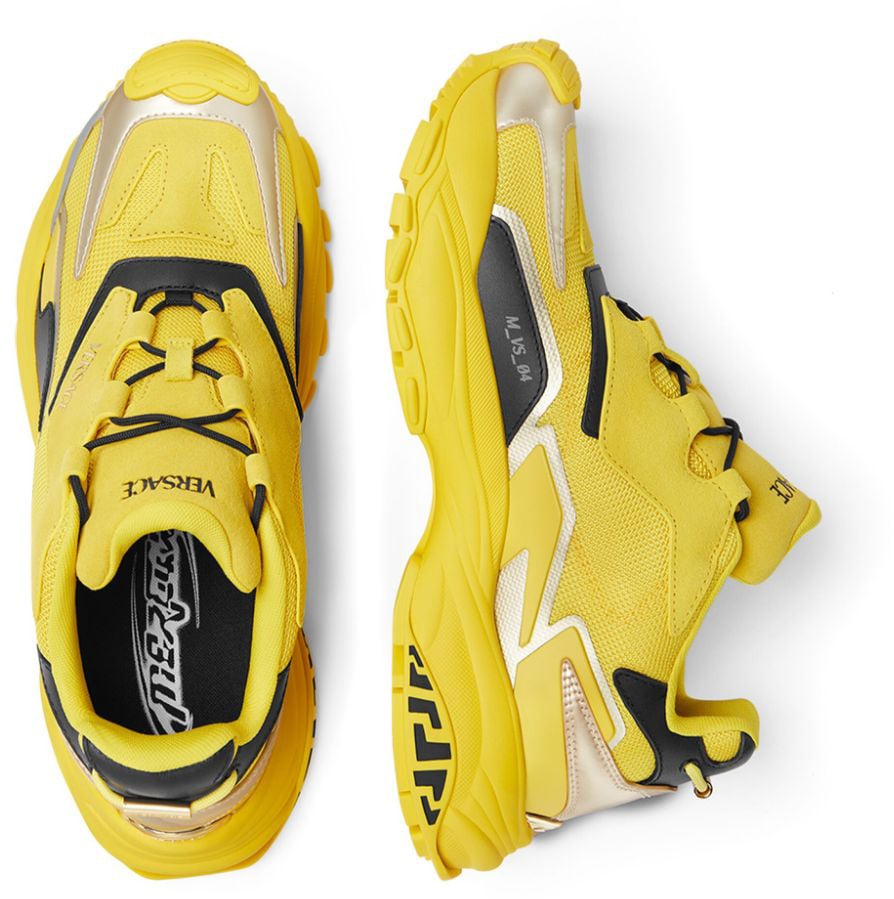 Versace Sneakers Yellow Geel