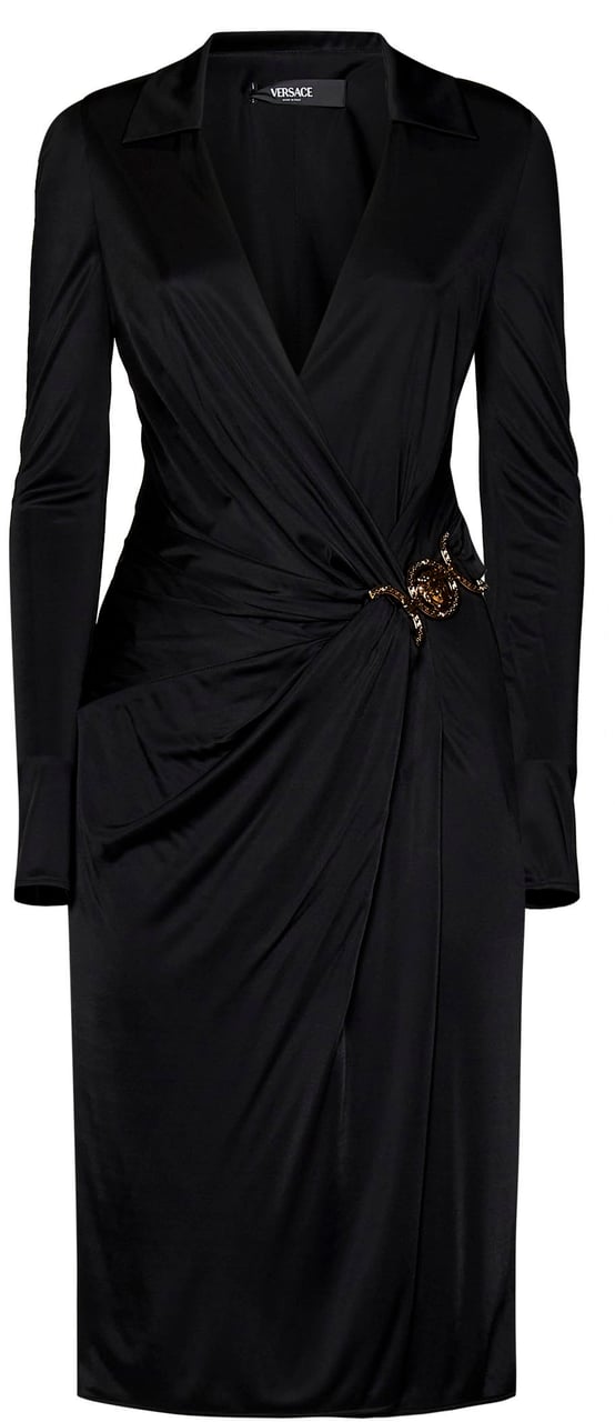 Versace Dresses Black Zwart