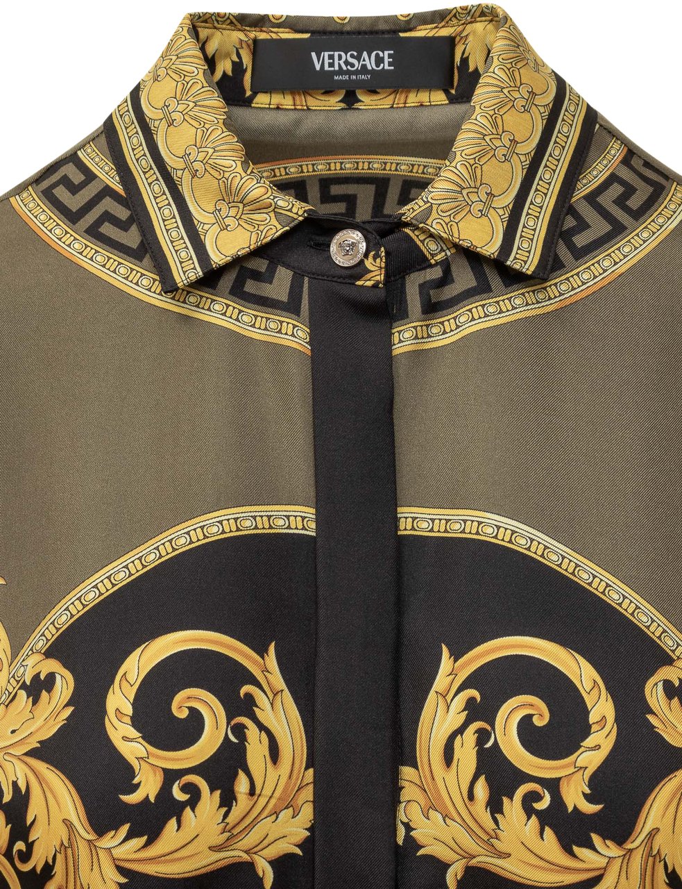Versace Abito con Stampa La Coupe des Dieux Zwart