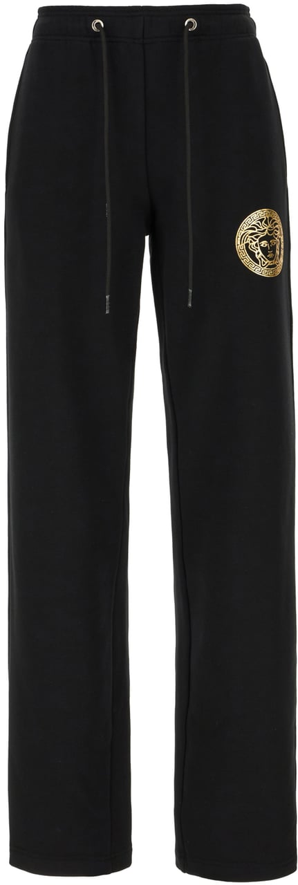 Versace Versace Black cotton joggers Zwart