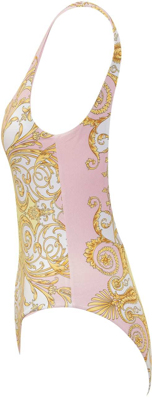 Versace Costume Intero In Lycra Stampata Divers