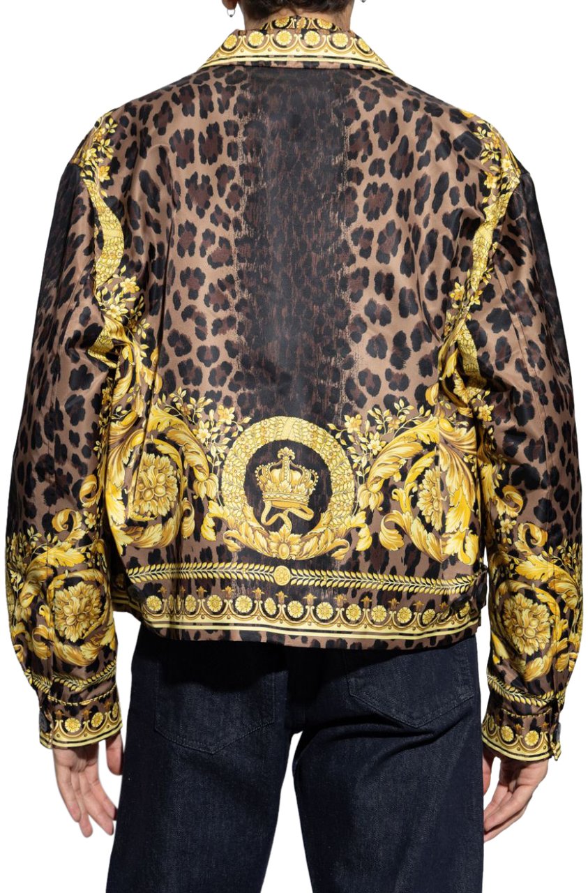 Versace Jackets Chestnutgold Goud