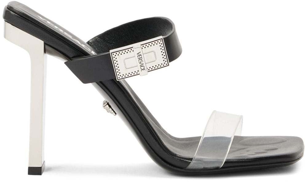 Versace Sandals Blackpalladium Zwart