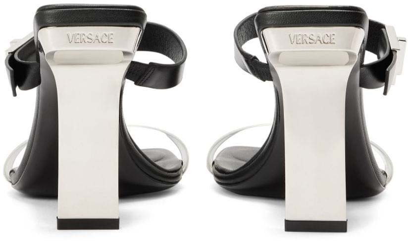 Versace Sandals Blackpalladium Zwart