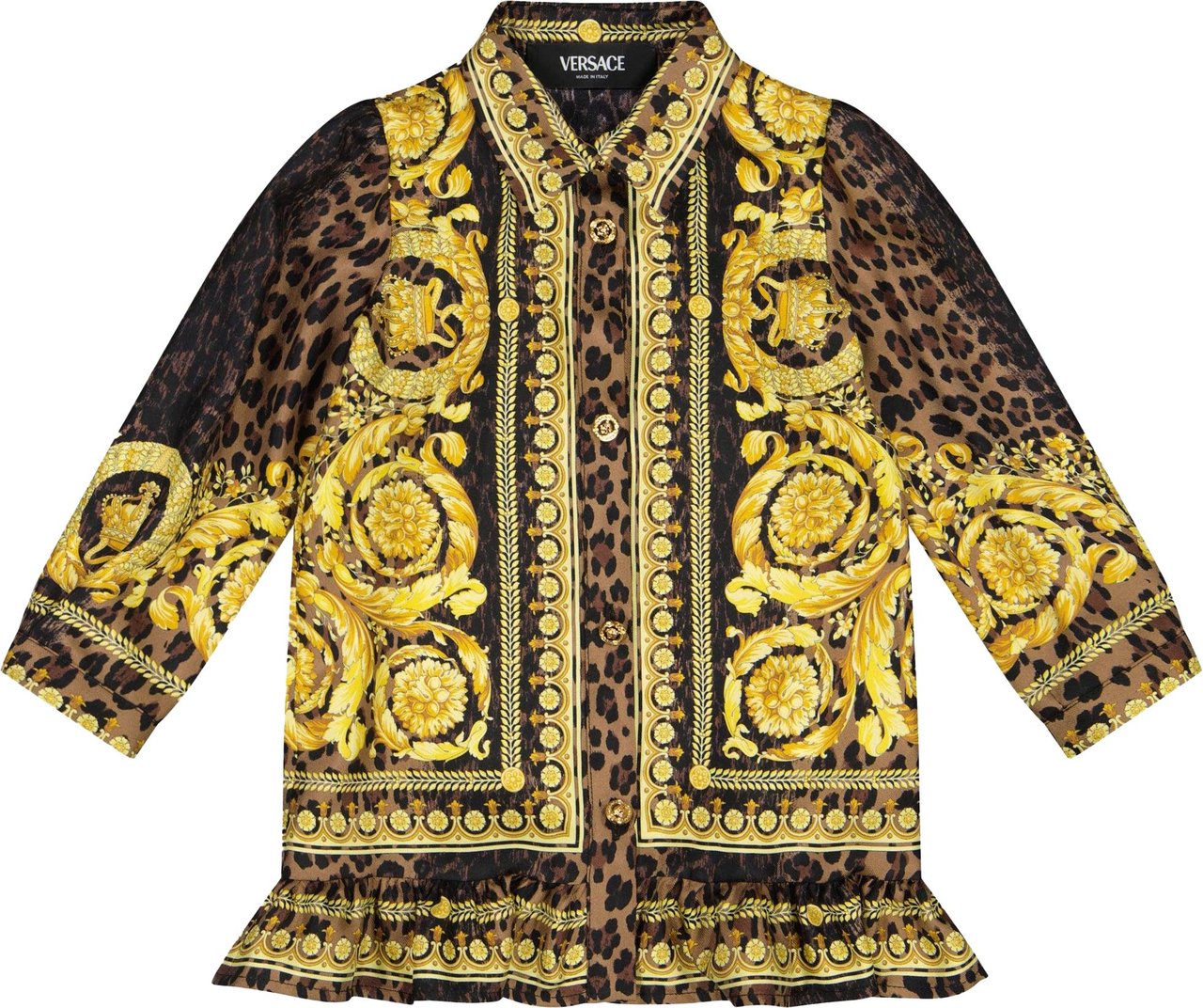 Versace Versace Baby Meisjes Jurk Bruin Bruin