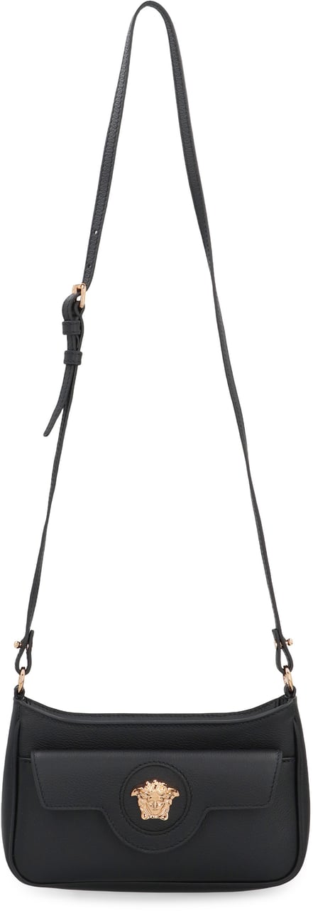 Versace The Medusa mini leather bag Zwart