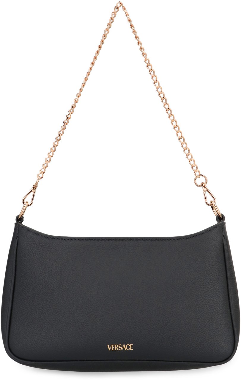 Versace The Medusa mini leather bag Zwart