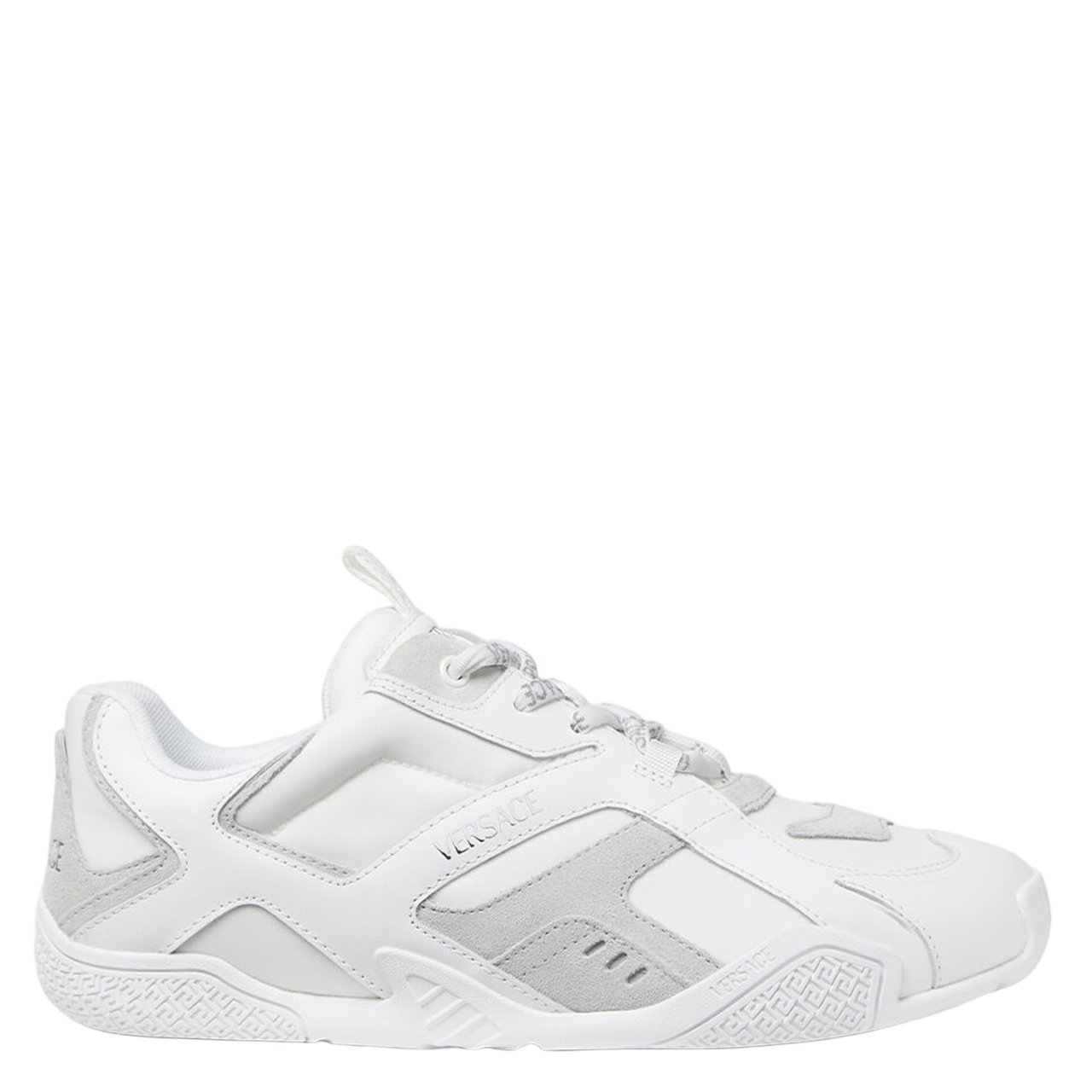 Versace Panel Design Sneakers with Greek Motif Wit