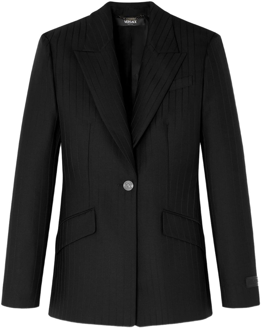 Versace Jackets Black Zwart