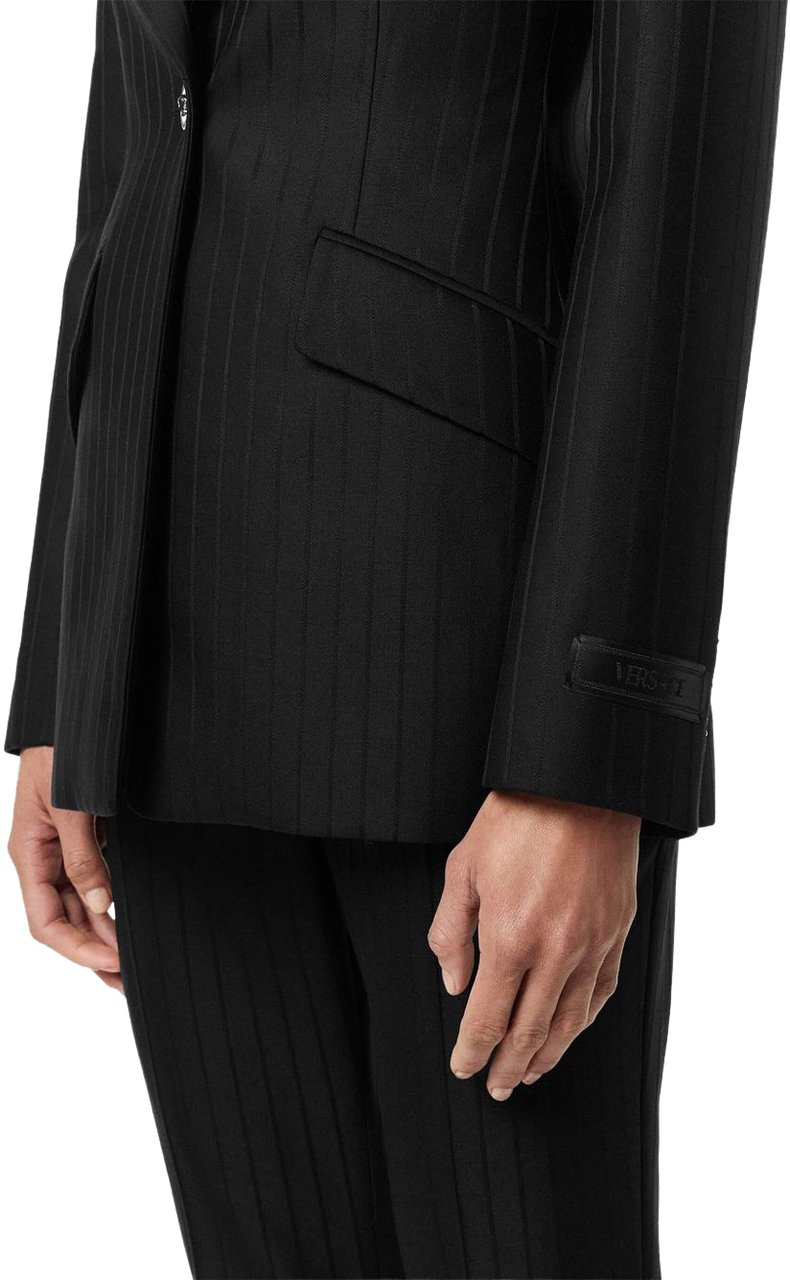 Versace Jackets Black Zwart