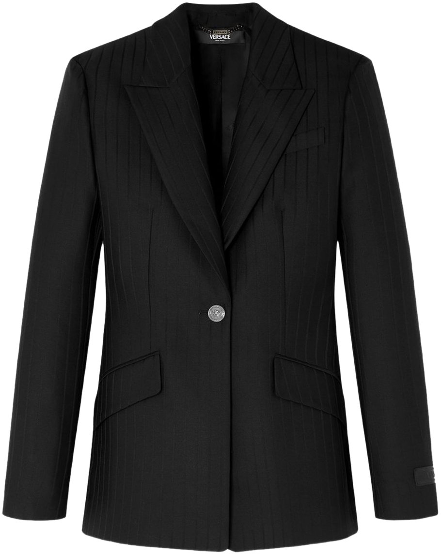 Versace Jackets Black Zwart