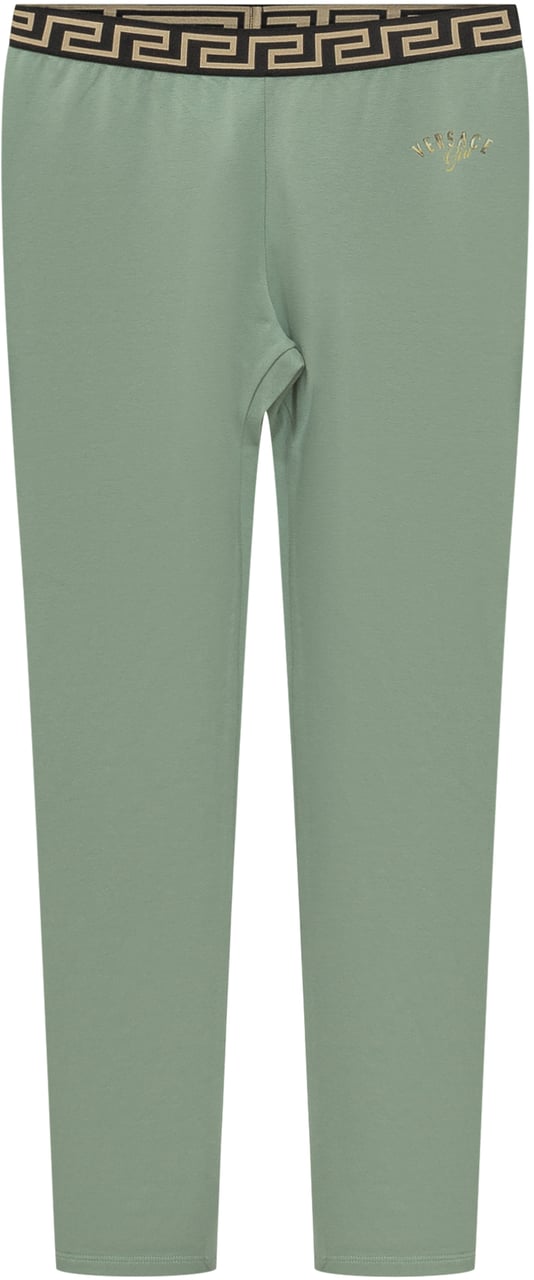 Versace Leggings Stretch Vita Elastica Lime