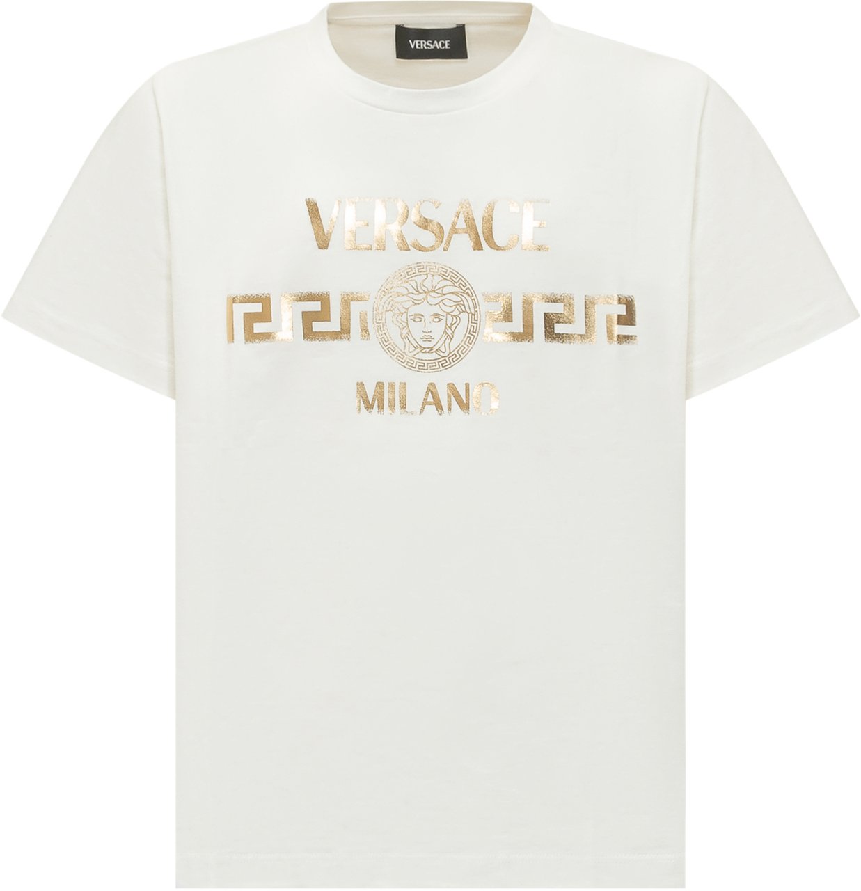 Versace T-shirt con Logo Sfumato Wit