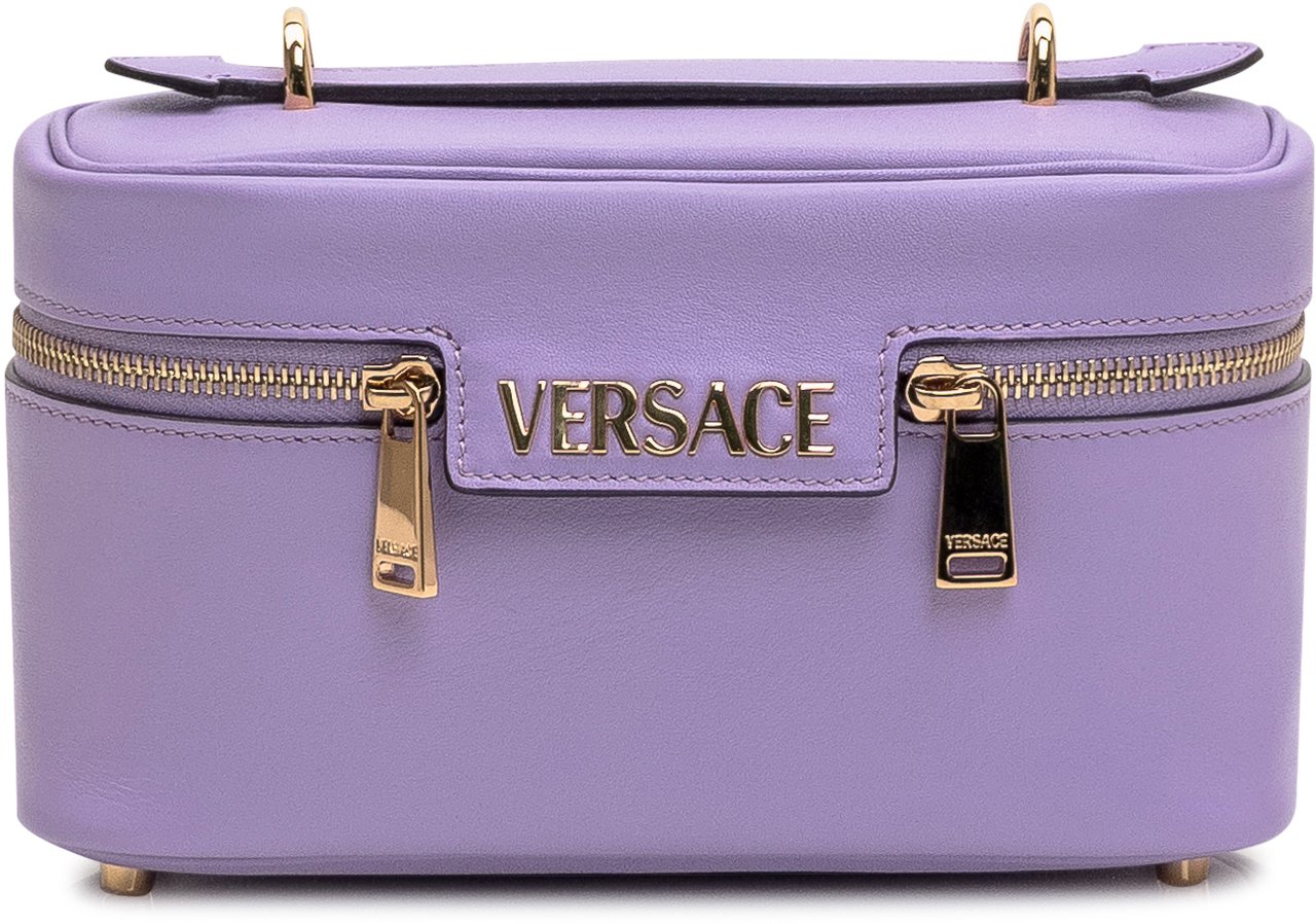 Versace Borsa Trousse Tag Paars