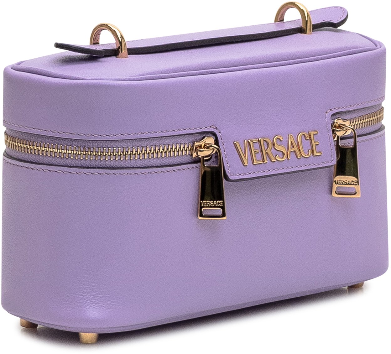 Versace Borsa Trousse Tag Paars