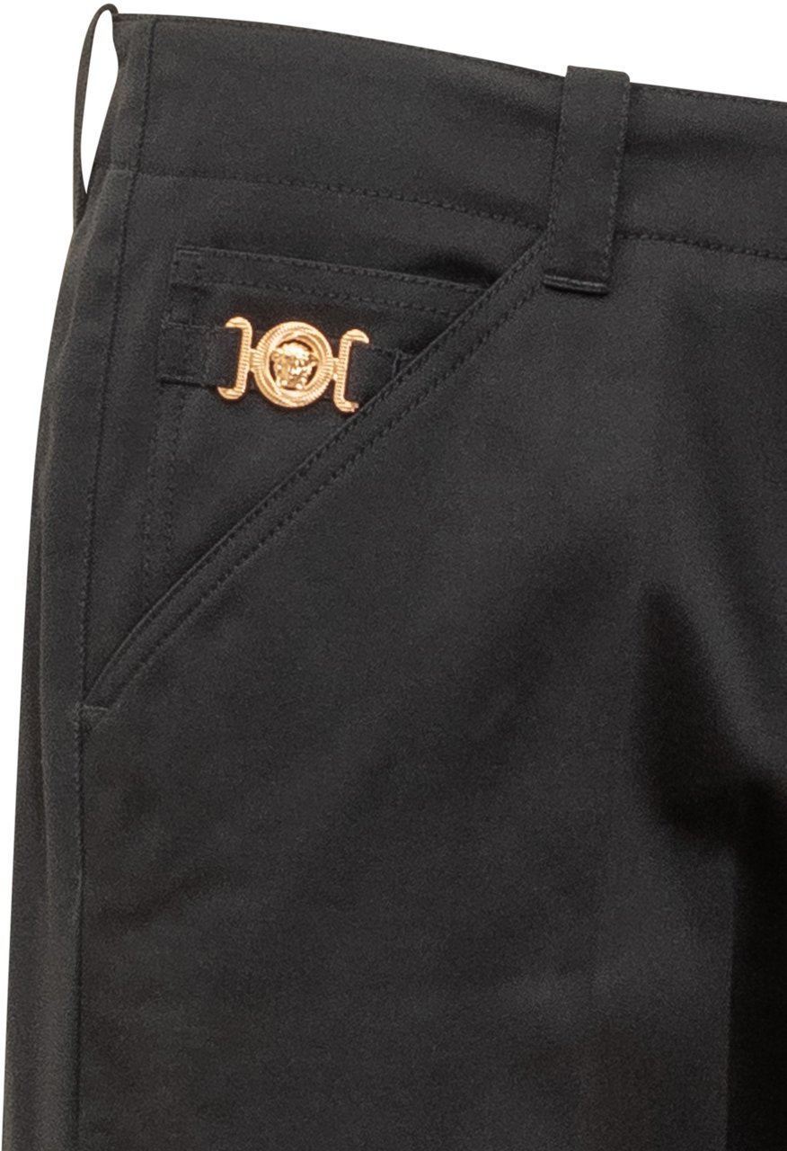 Versace Pantaloni Versace Zwart